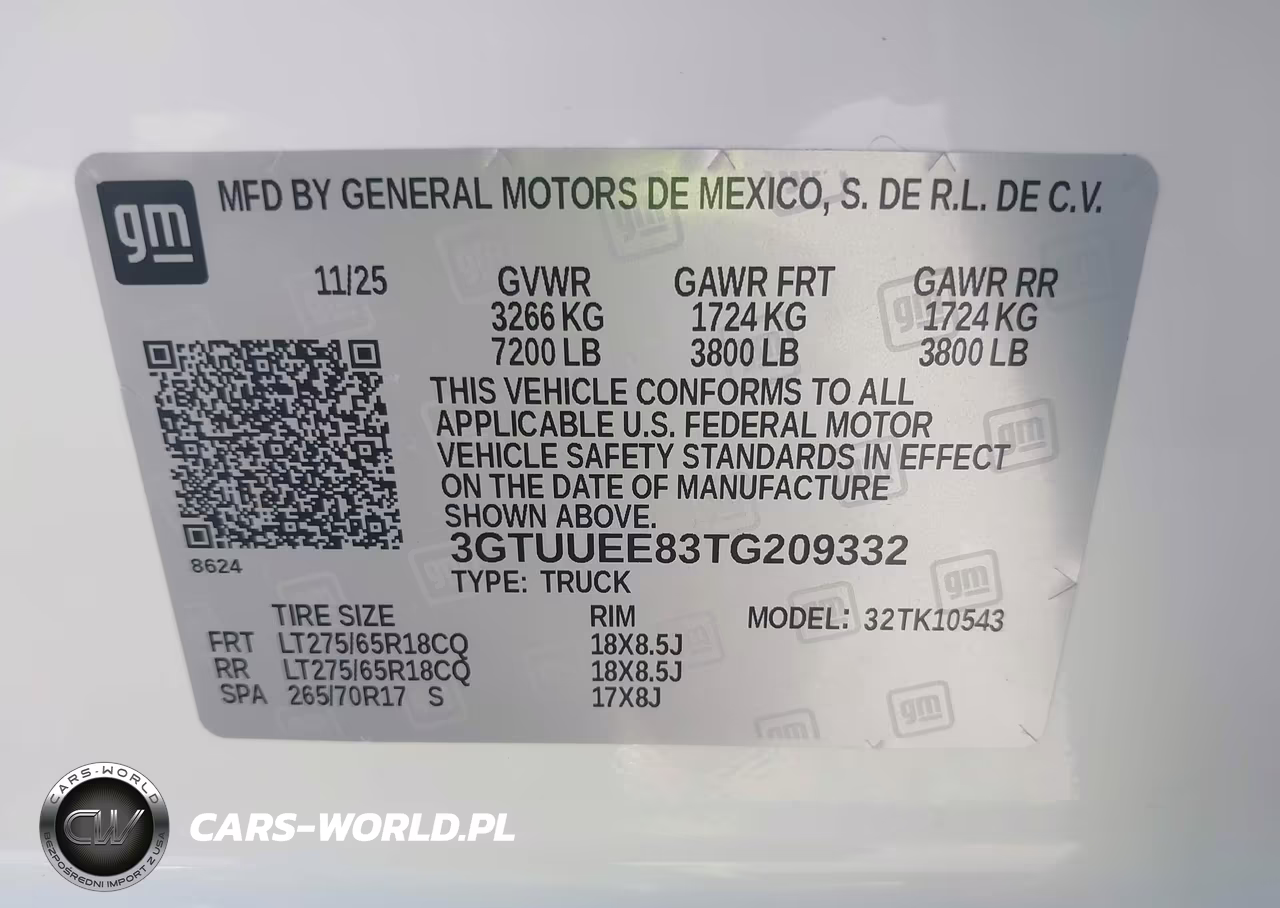 2026 GMC Sierra 1500 , Short Bed, At4, 4Wd VIN:3GTUUEE83TG209332 - 9
