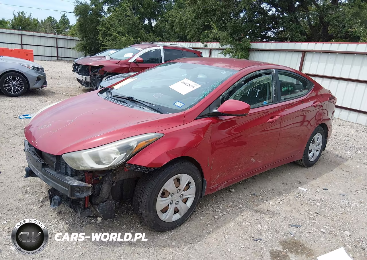 2016 Hyundai Elantra Se VIN:KMHDH4AE1GU648568 - 2