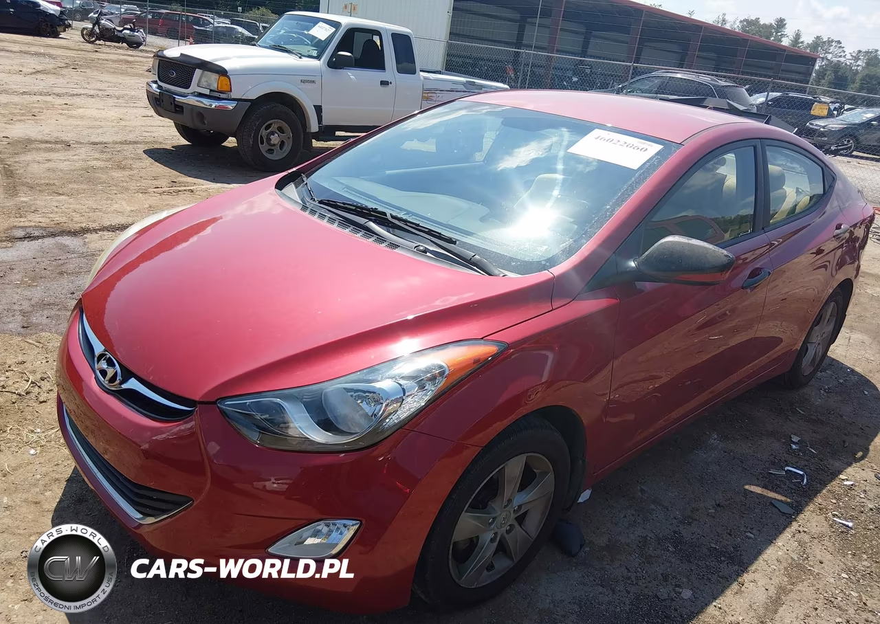 2013 Hyundai Elantra Gls VIN:KMHDH4AE7DU971552 - 2