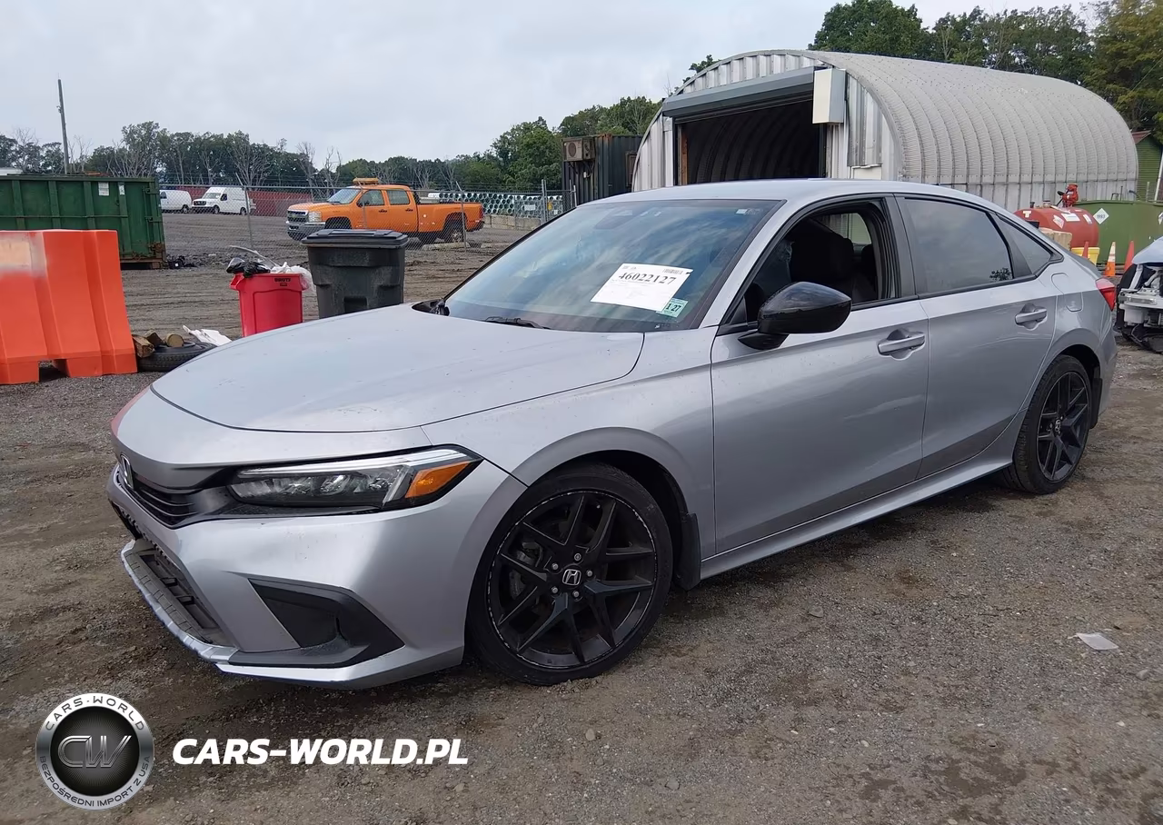 2022 Honda Civic Sport VIN:2HGFE2F56NH607437 - 2