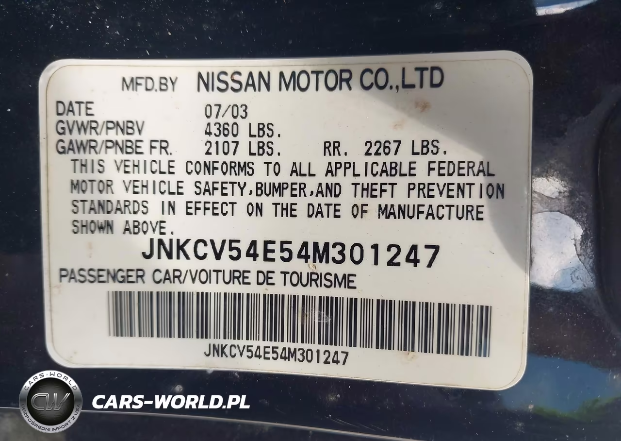 2004 Infiniti G35 VIN:JNKCV54E54M301247 - 9