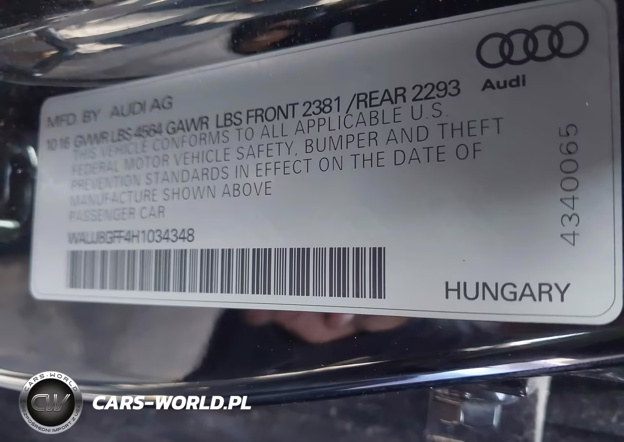 2017 Audi A3 2.0T Premium VIN:WAUJ8GFF4H1034348 - 9