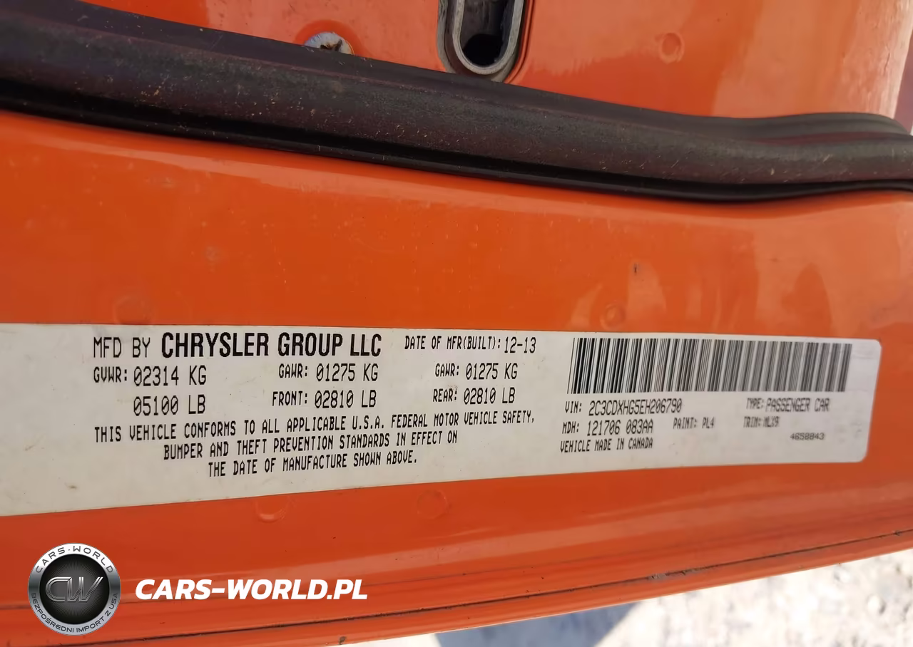 2014 Dodge Charger Sxt Plus VIN:2C3CDXHG5EH206790 - 9