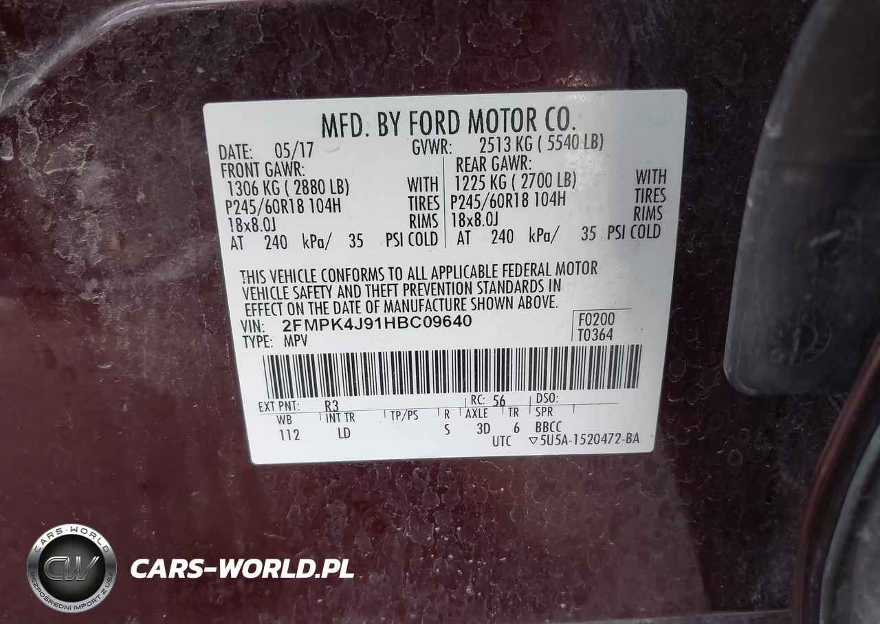 2017 Ford Edge Sel VIN:2FMPK4J91HBC09640 - 9