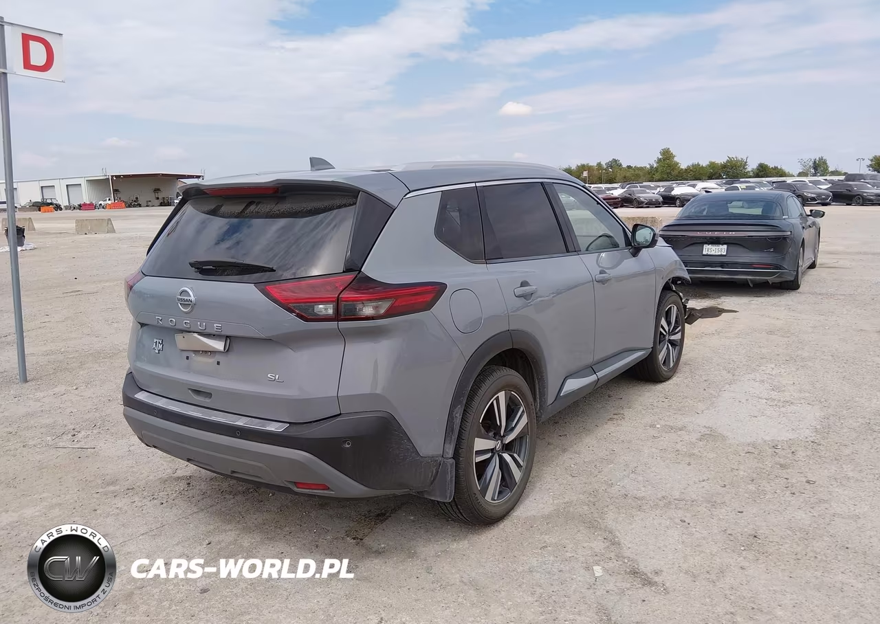 2021 Nissan Rogue Sl Fwd VIN:JN8AT3CA1MW019648 - 4