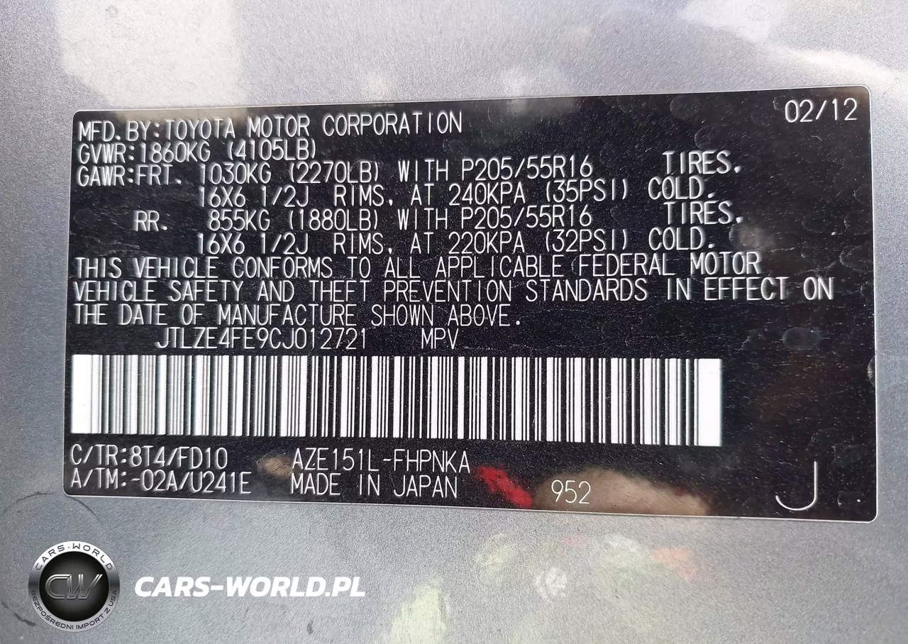 2012 Scion Xb VIN:JTLZE4FE9CJ012721 - 9