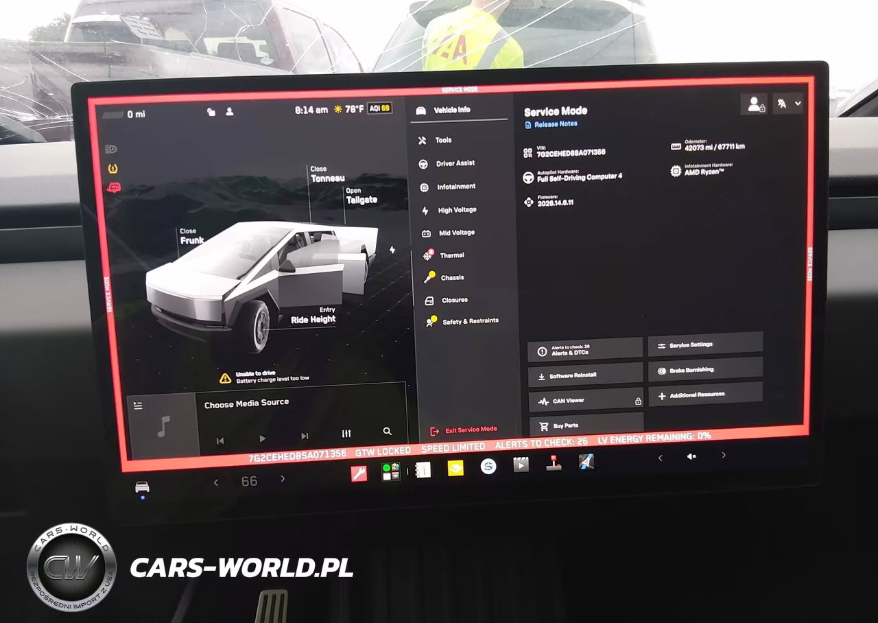 2025 Tesla Cybertruck All-Wheel Drive VIN:7G2CEHED8SA071356 - 19