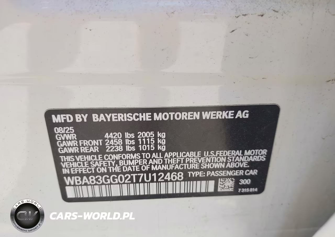 2026 BMW 228 Gran Coupe VIN:WBA83GG02T7U12468 - 9