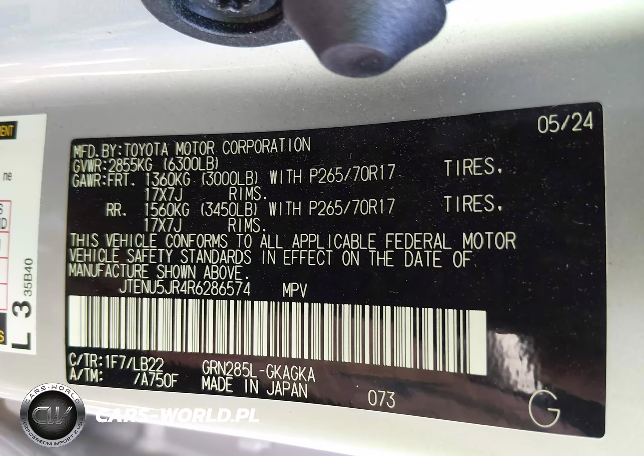 2024 Toyota 4Runner Sr5 Premium VIN:JTENU5JR4R6286574 - 9
