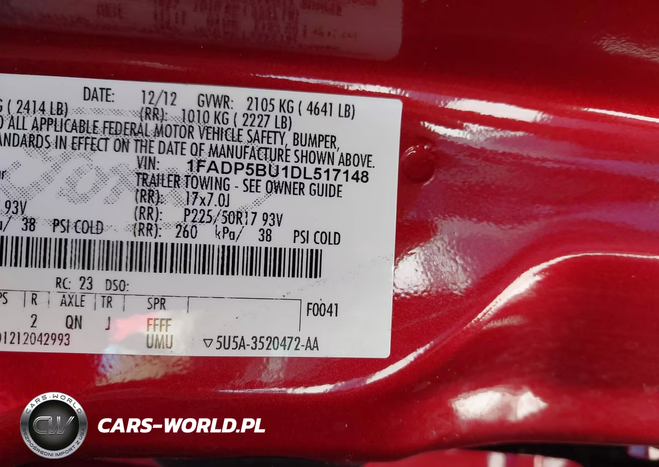 2013 Ford C-Max Hybrid Sel VIN:1FADP5BU1DL517148 - 9