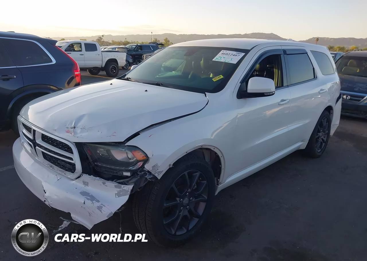 2017 Dodge Durango R-T Awd VIN:1C4SDJCT0HC726105 - 2