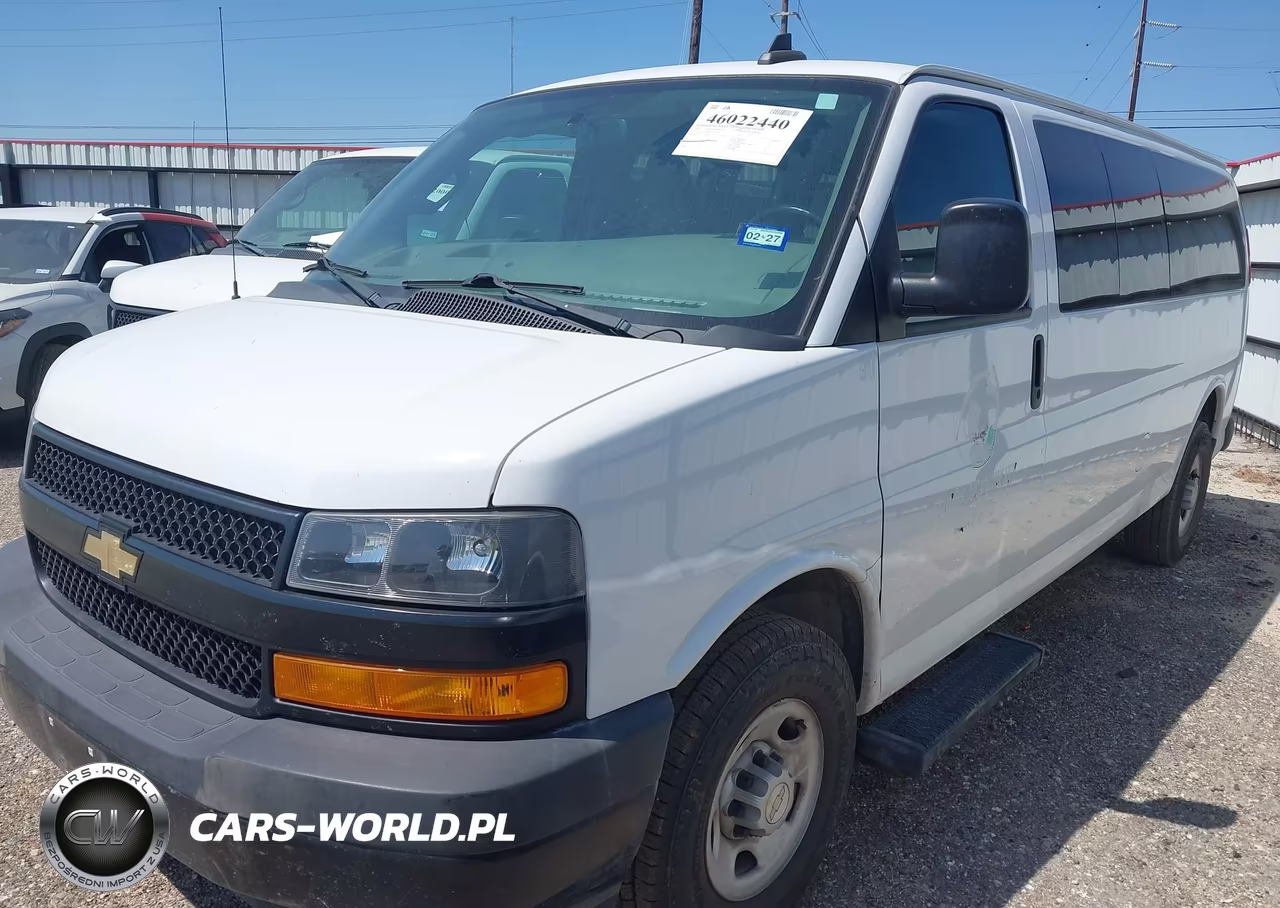 2021 Chevrolet Express Passenger Rwd 3500 Extended Wheelbase Ls VIN:1GAZGNFP5M1162333 - 2
