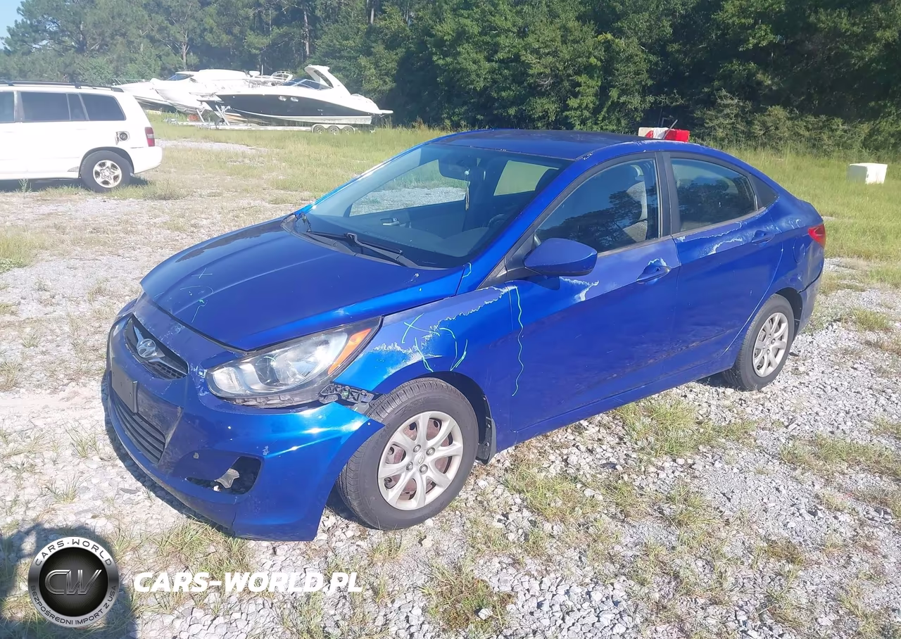 2012 Hyundai Accent Gls VIN:KMHCT4AE1CU151539 - 2