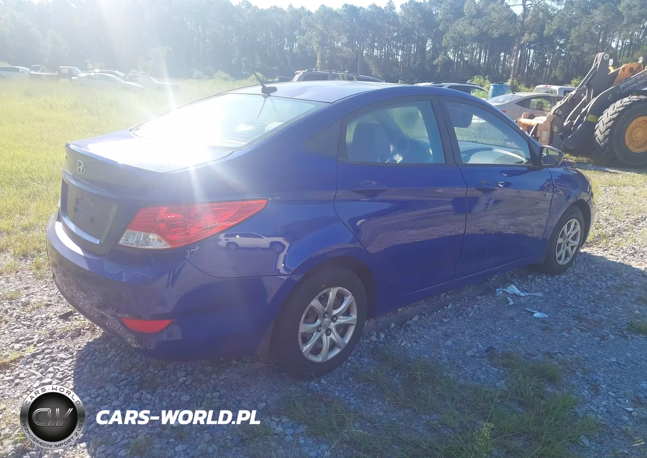 2012 Hyundai Accent Gls VIN:KMHCT4AE1CU151539 - 4