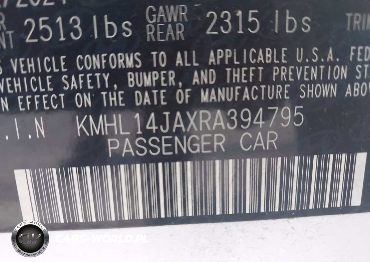 2024 Hyundai Sonata Sel VIN:KMHL14JAXRA394795 - 9
