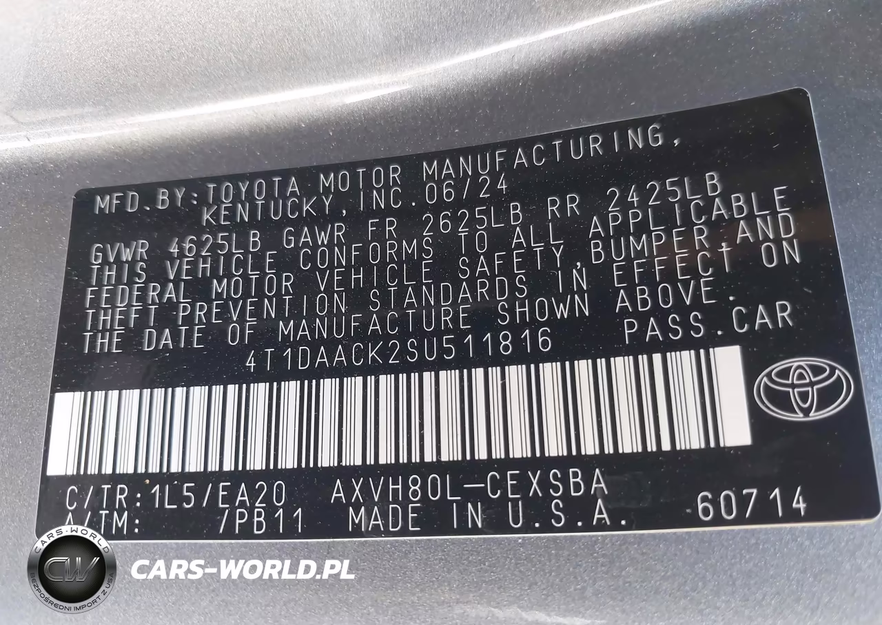 2025 Toyota Camry Se VIN:4T1DAACK2SU511816 - 9