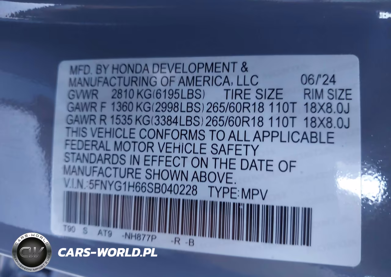 2025 Honda Pilot Trailsport VIN:5FNYG1H66SB040228 - 9