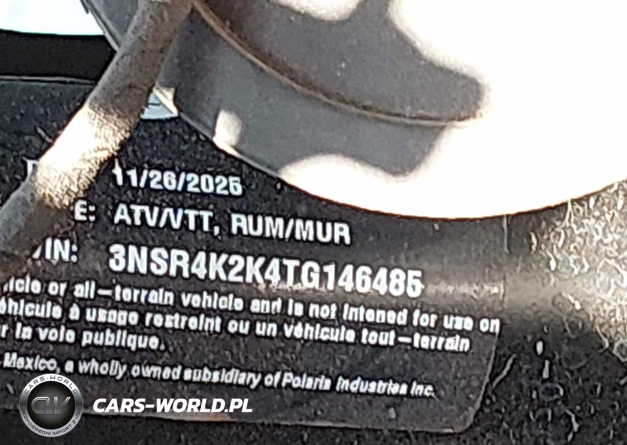 2026 Polaris Rzr VIN:3NSR4K2K4TG146485 - 9