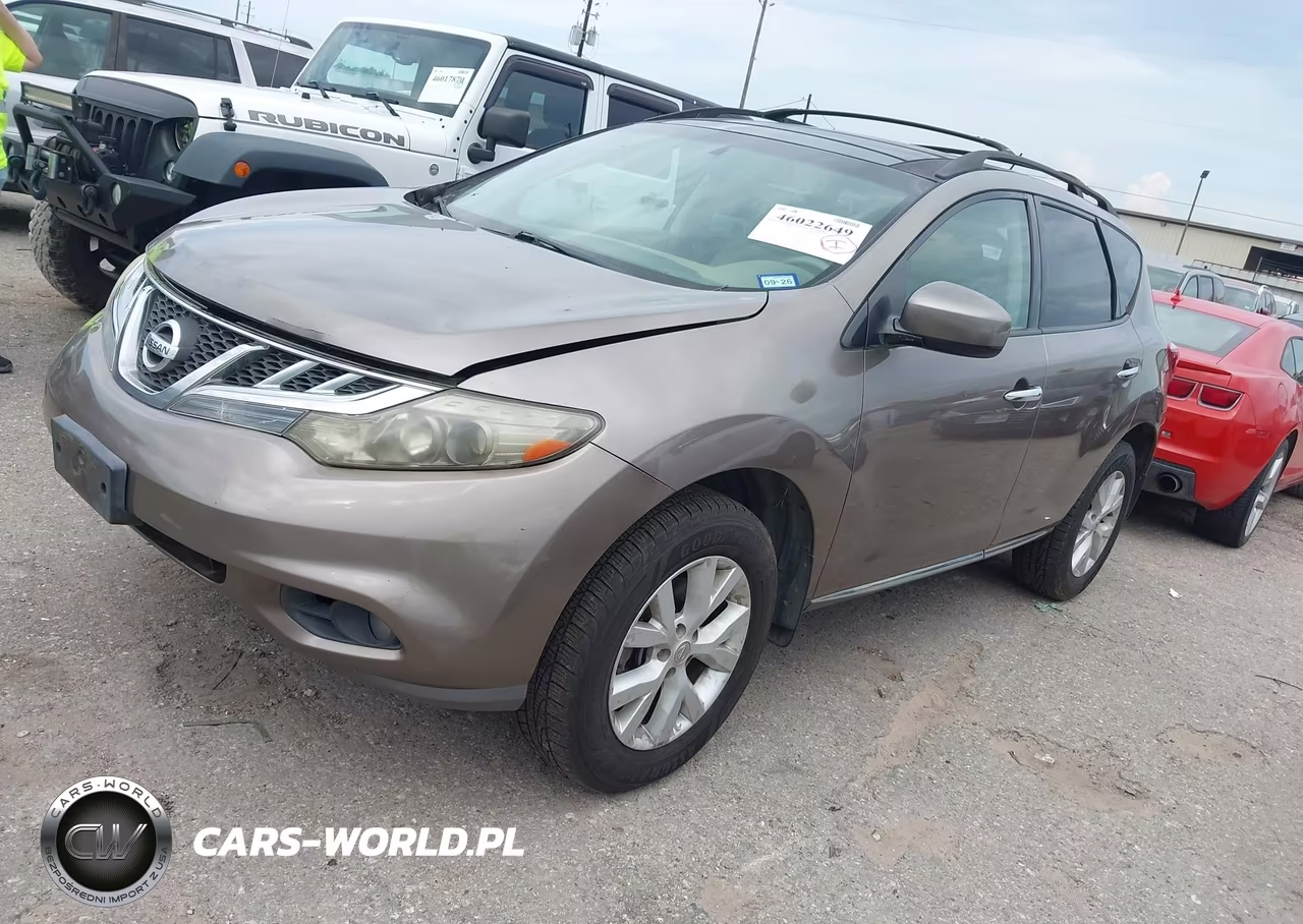 2011 Nissan Murano Sv VIN:JN8AZ1MUXBW065973 - 2