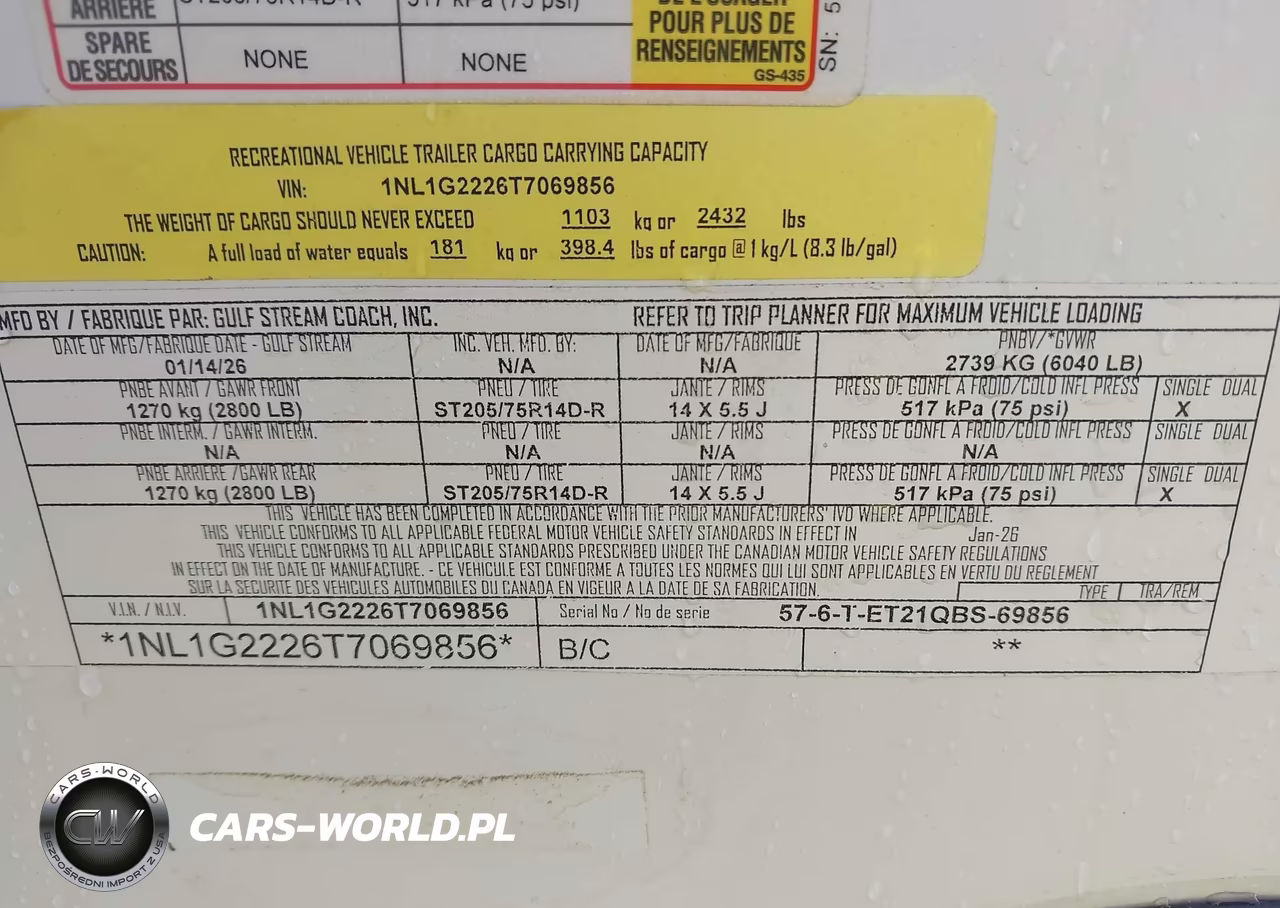 2026 Gulfstream Stream Envision VIN:1NL1G2226T7069856 - 9