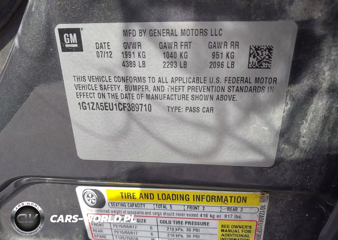 2012 Chevrolet Malibu Ls VIN:1G1ZA5EU1CF389710 - 9