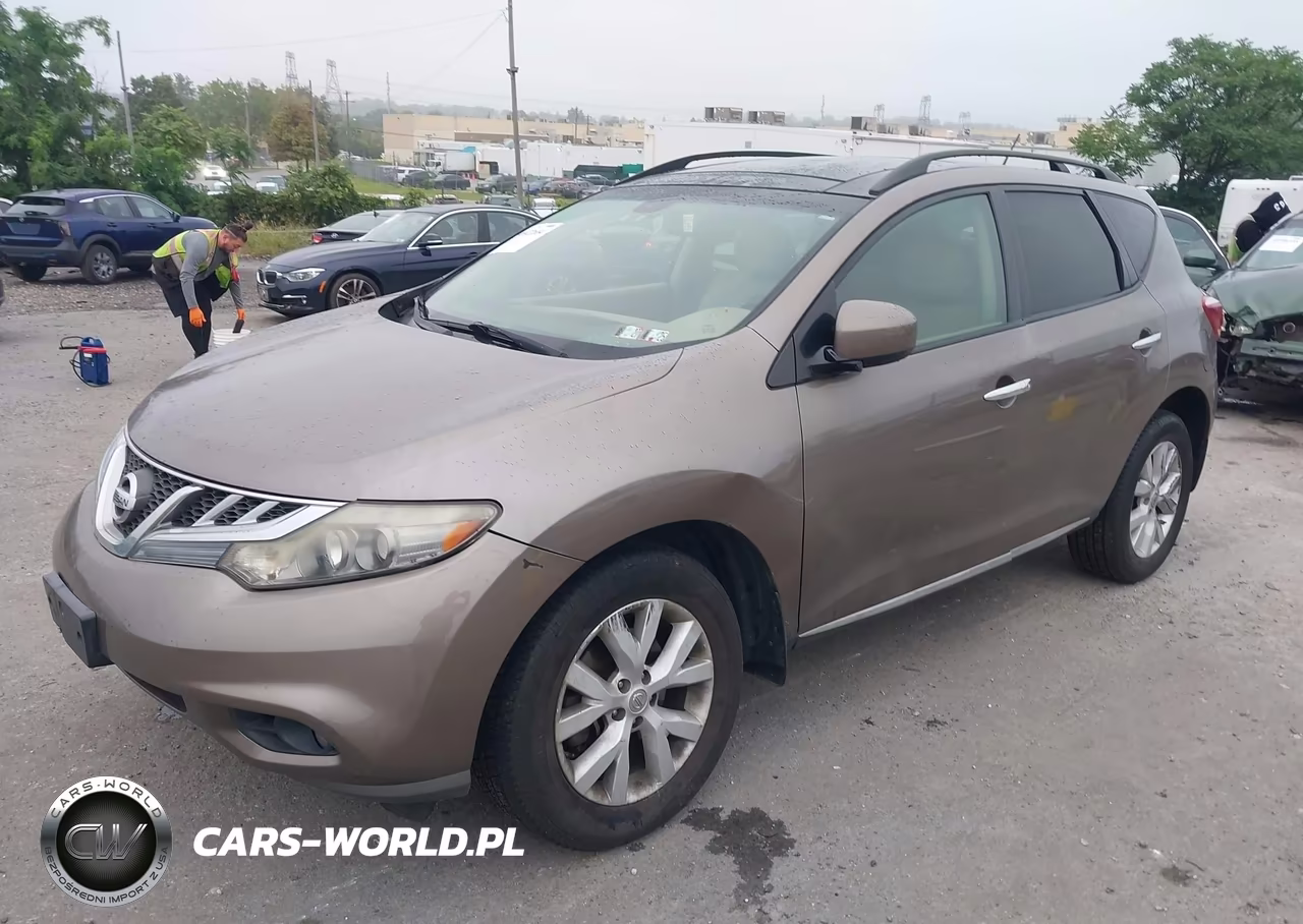 2012 Nissan Murano Sl VIN:JN8AZ1MW3CW221399 - 2