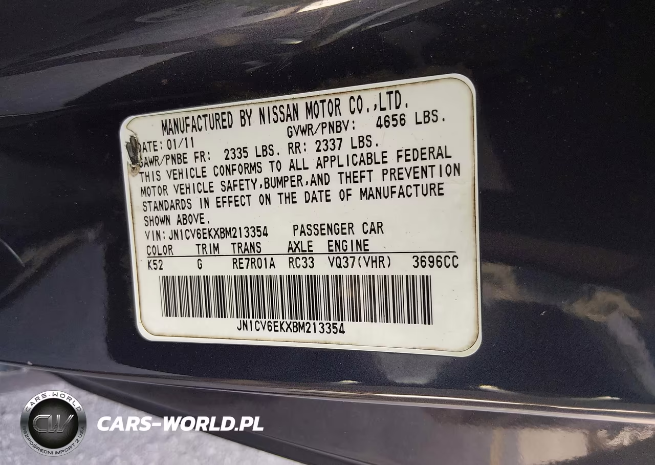 2011 Infiniti G37 Journey VIN:JN1CV6EKXBM213354 - 9