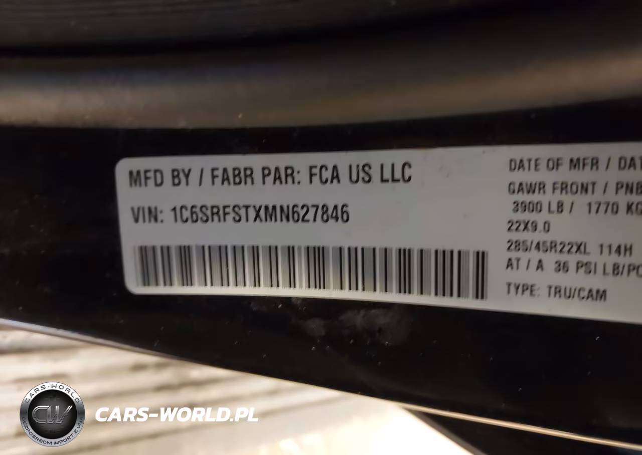 2021 Ram 1500 Limited Longhorn VIN:1C6SRFSTXMN627846 - 9