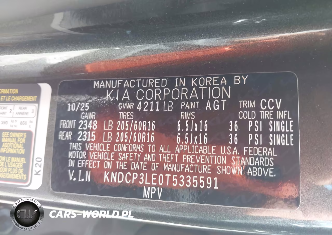 2026 Kia Niro Lx VIN:KNDCP3LE0T5335591 - 9