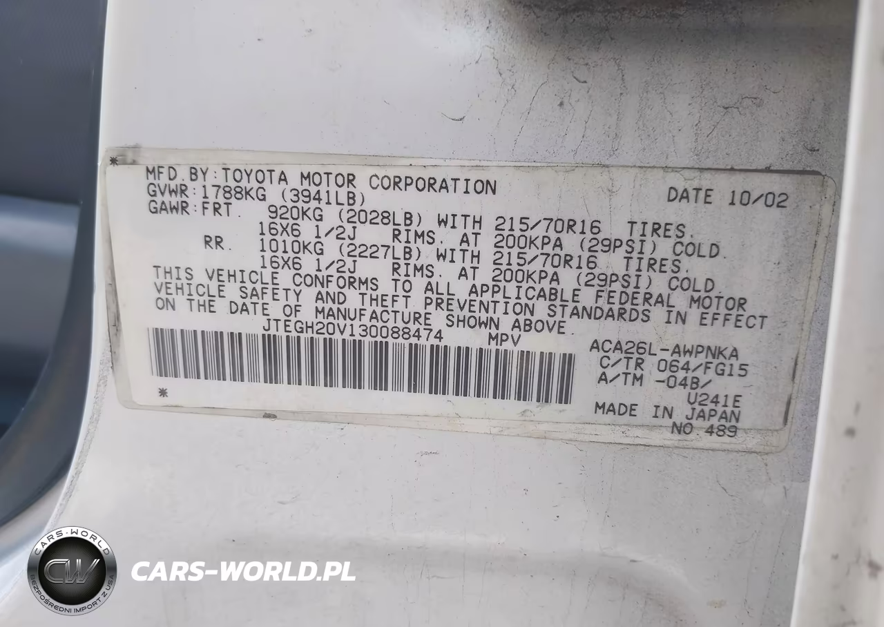 2003 Toyota Rav4 VIN:JTEGH20V130088474 - 9