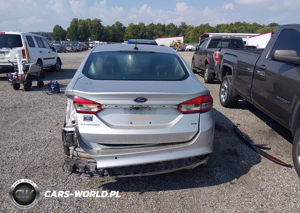 2017 Ford Fusion Se VIN:3FA6P0H75HR345808 - 16