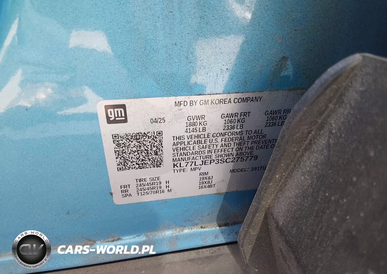 2025 Chevrolet Trax Fwd 2Rs VIN:KL77LJEP3SC275779 - 9