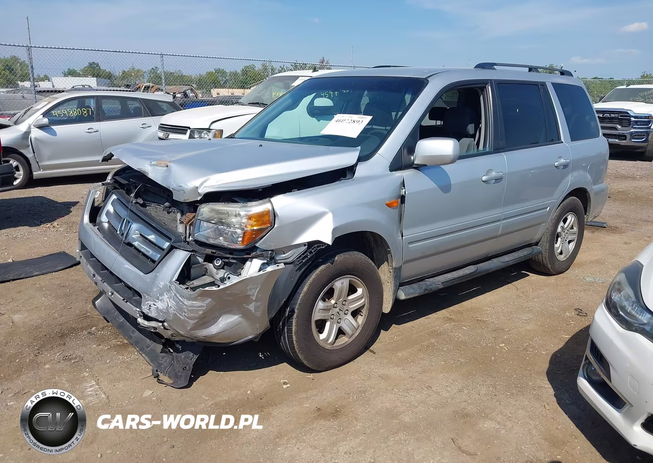 2008 Honda Pilot Vp VIN:5FNYF18268B008405 - 2