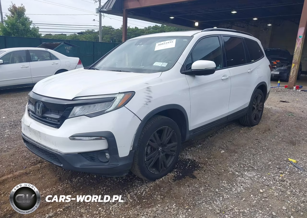 2021 Honda Pilot Awd Black Edition VIN:5FNYF6H77MB011929 - 2