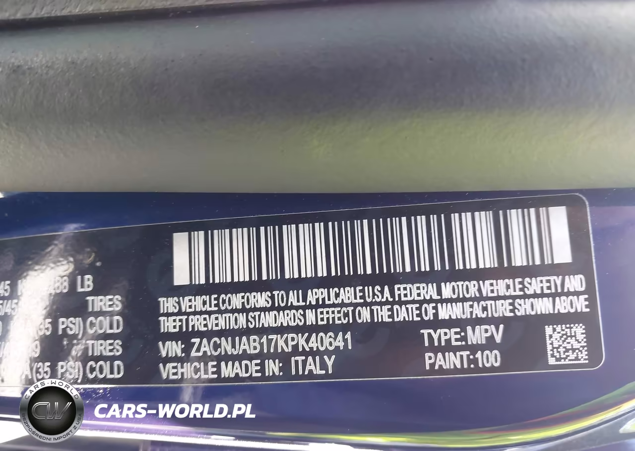 2019 Jeep Renegade Limited Fwd VIN:ZACNJAB17KPK40641 - 9