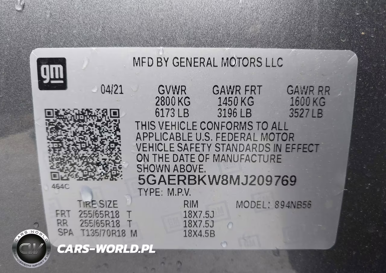 2021 Buick Enclave Fwd Essence VIN:5GAERBKW8MJ209769 - 9