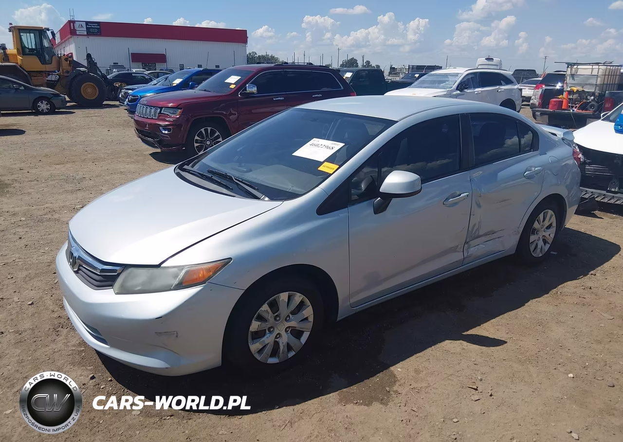2012 Honda Civic Lx VIN:2HGFB2F56CH597529 - 2