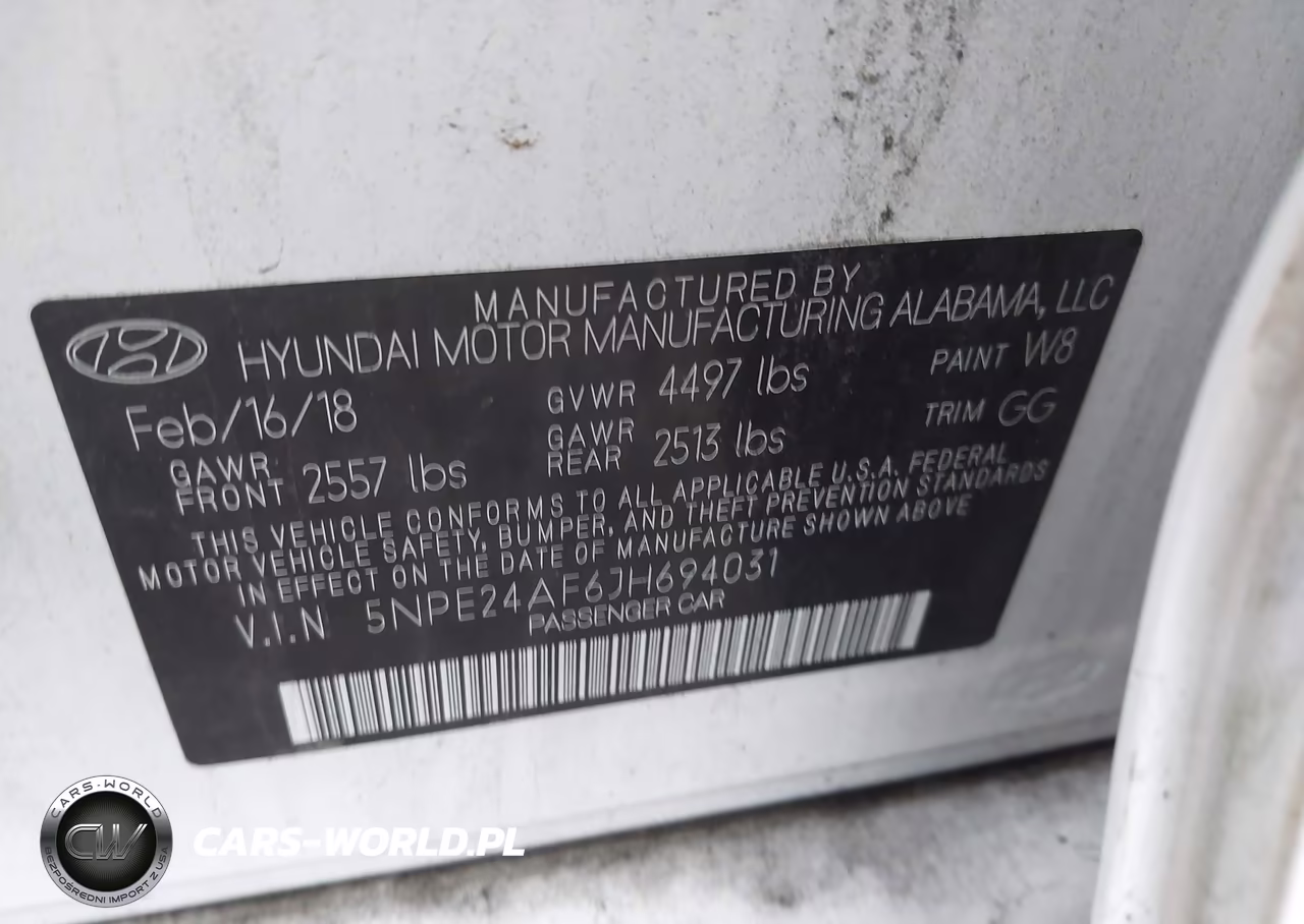 2018 Hyundai Sonata Se VIN:5NPE24AF6JH694031 - 9