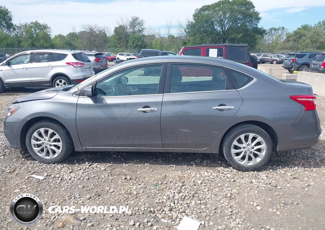 2019 Nissan Sentra Sv VIN:3N1AB7AP8KY278692 - 14