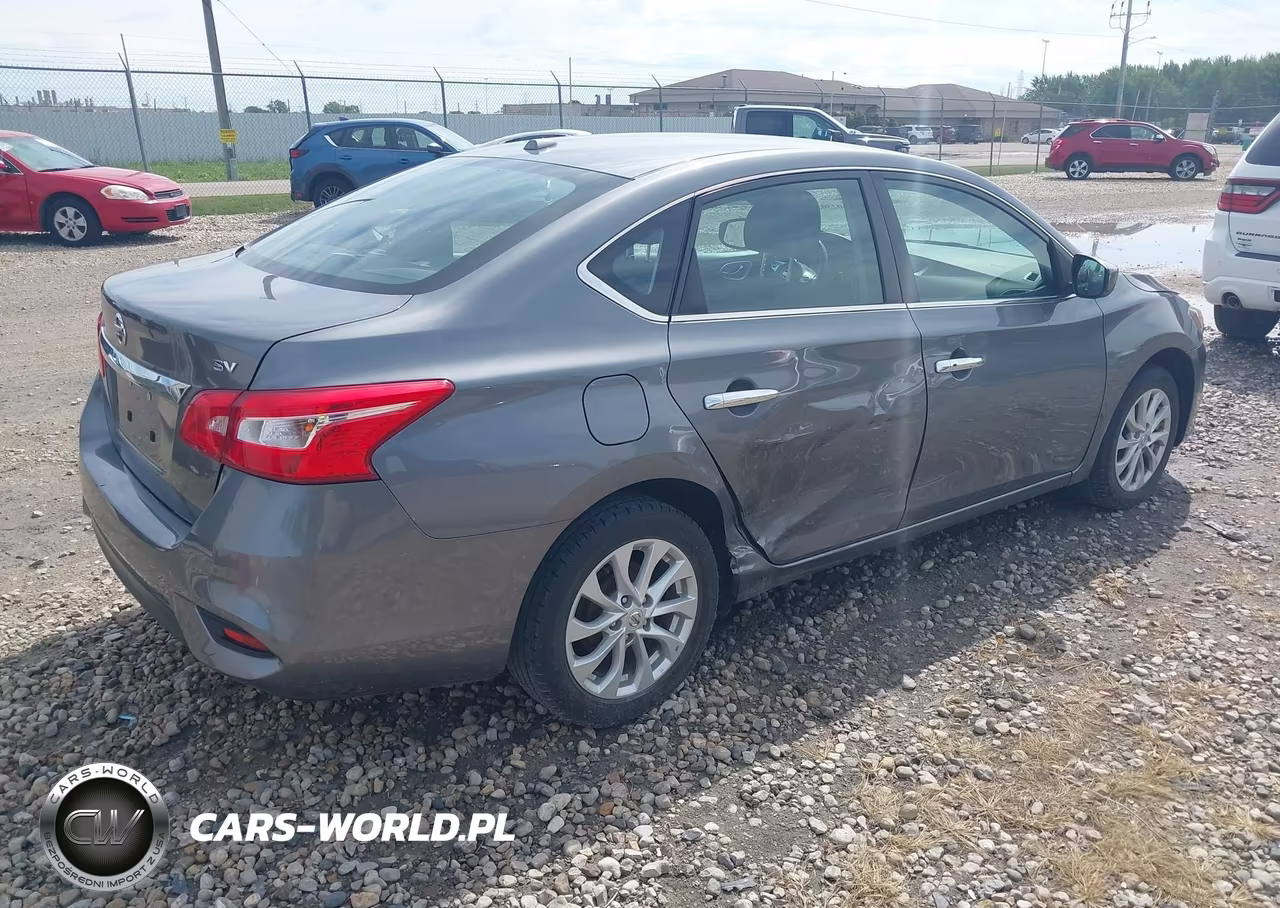 2019 Nissan Sentra Sv VIN:3N1AB7AP8KY278692 - 4