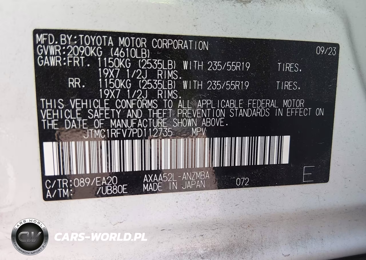 2023 Toyota Rav4 Xle Premium VIN:JTMC1RFV7PD112735 - 9