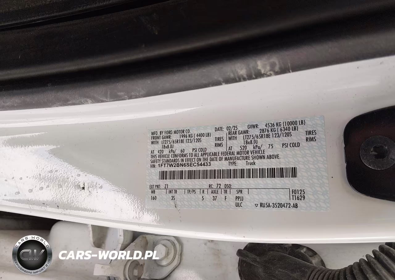 2025 Ford F-250 Xlt VIN:1FT7W2BN6SEC54433 - 9