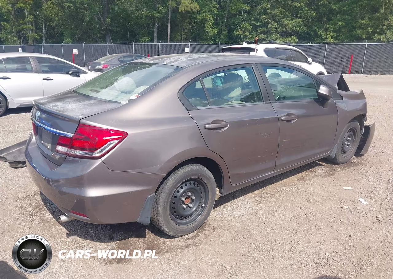 2013 Honda Civic Lx VIN:2HGFB2F50DH547811 - 4
