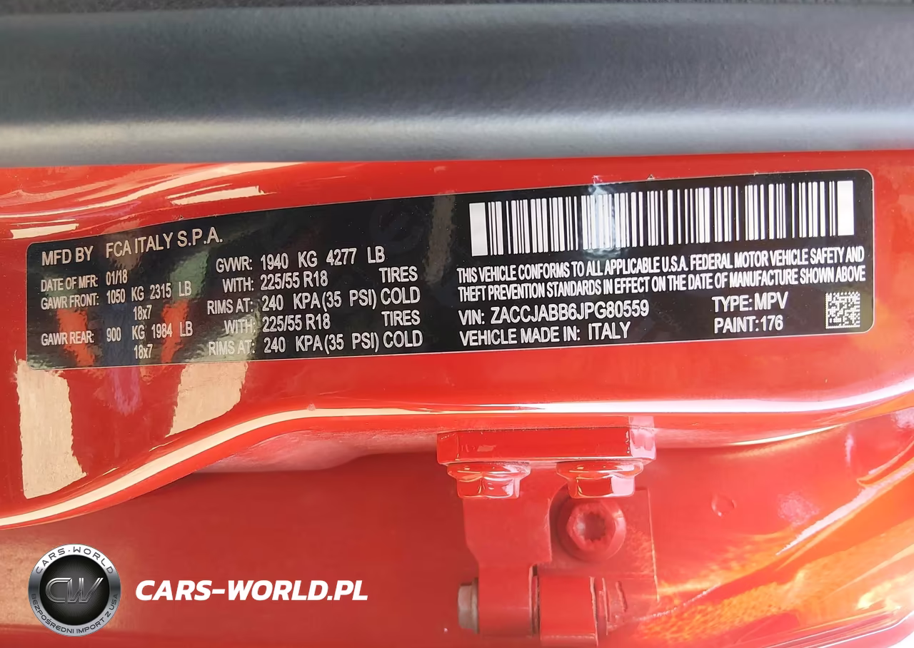 2018 Jeep Renegade Latitude Fwd VIN:ZACCJABB6JPG80559 - 9