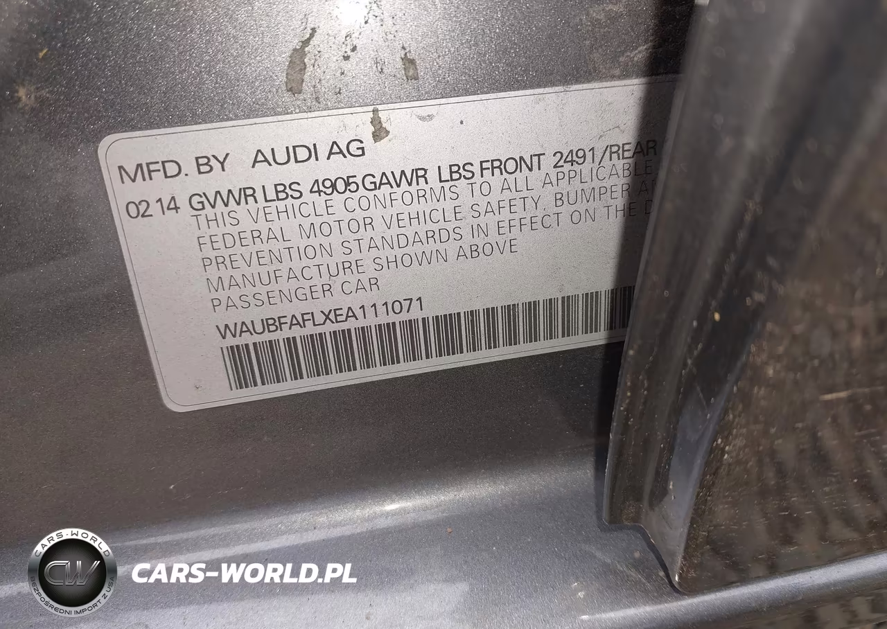 2014 Audi A4 2.0T Premium VIN:WAUBFAFLXEA111071 - 9