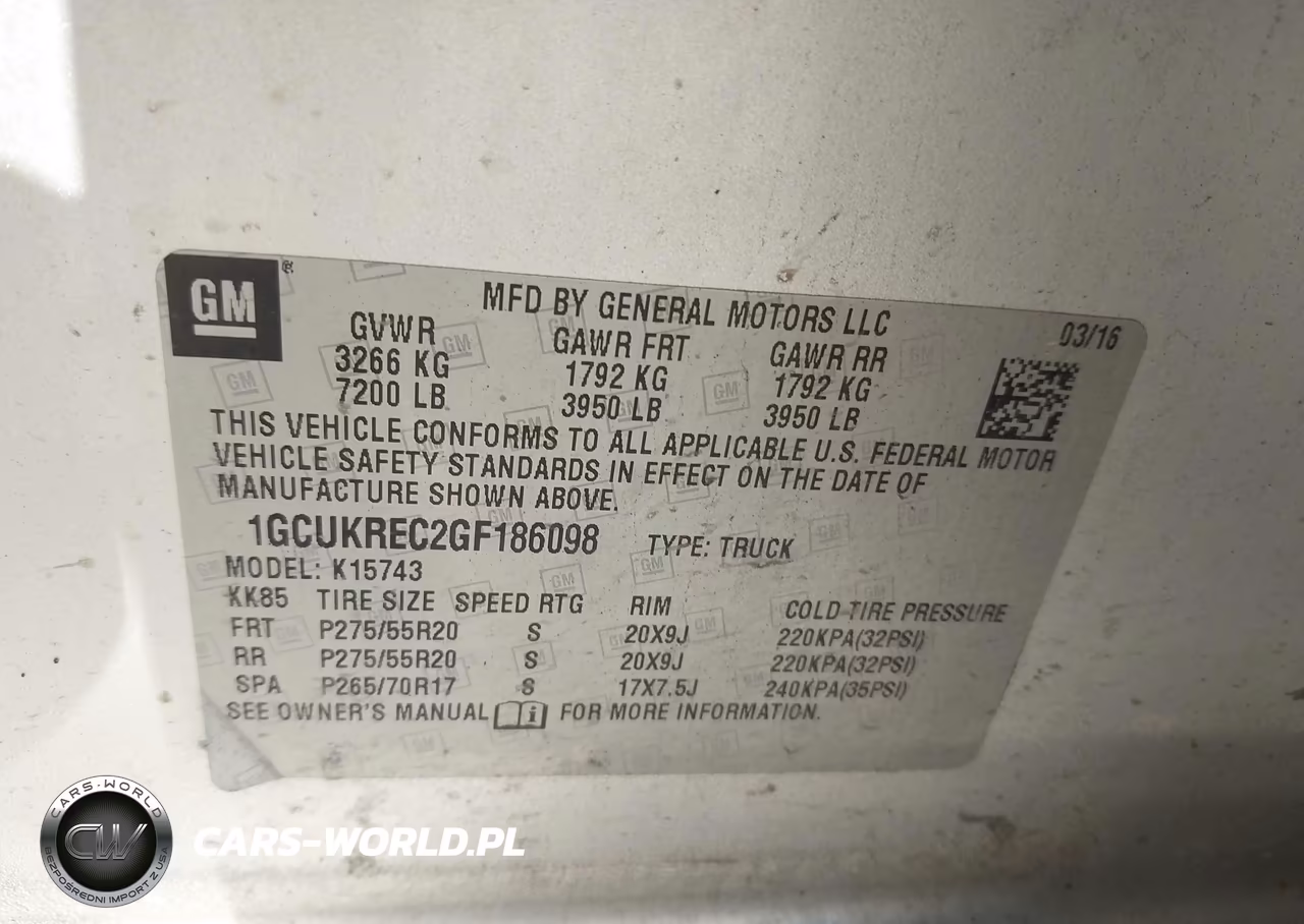 2016 Chevrolet Silverado 1500 Lt VIN:1GCUKREC2GF186098 - 9
