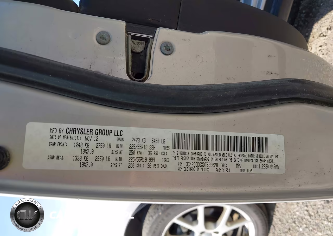 2013 Dodge Journey Crew VIN:3C4PDCDGXDT589028 - 9