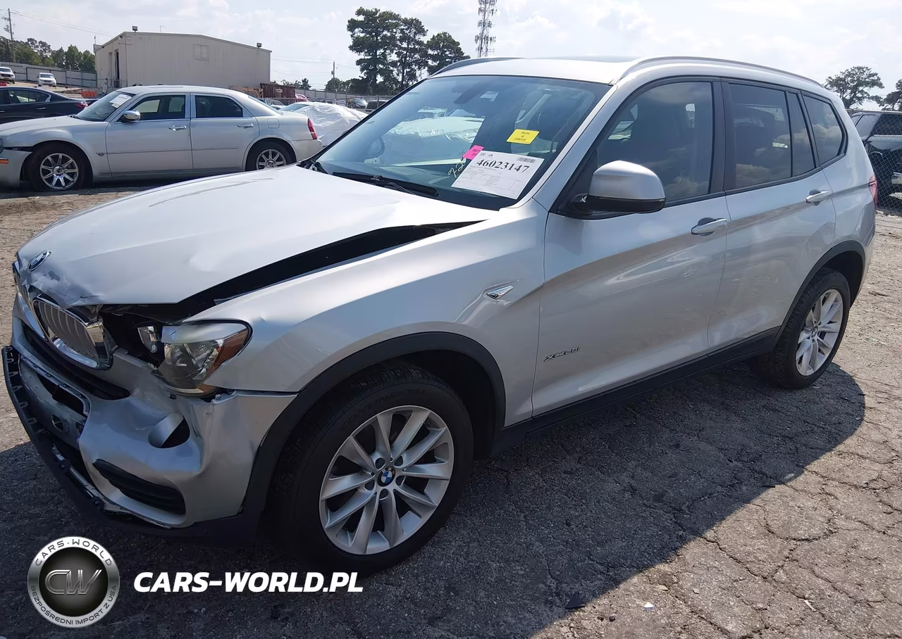 2015 BMW X3 xDrive28I VIN:5UXWX9C55F0D61834 - 2