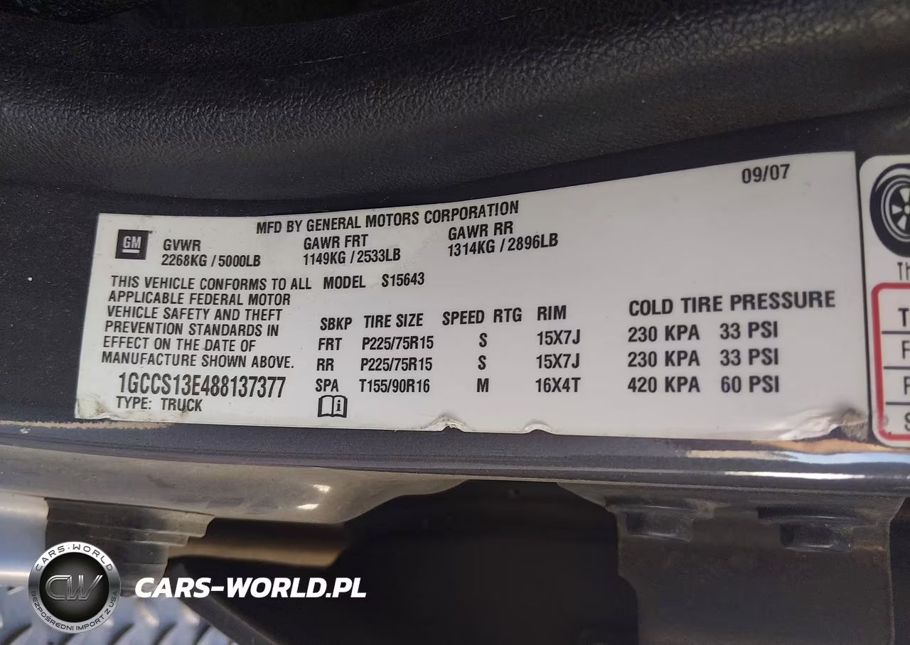 2008 Chevrolet Colorado Lt VIN:1GCCS13E488137377 - 9