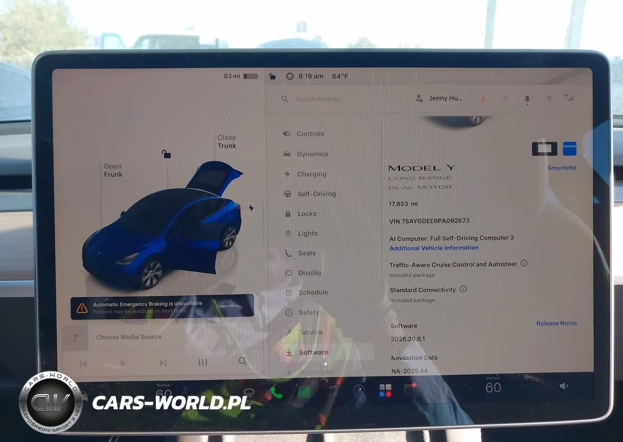 2023 Tesla Model Y Awd-Long Range Dual Motor All-Wheel Drive VIN:7SAYGDEE6PA092673 - 7